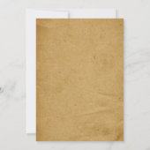 オーボーイリトルカボチャ秋ベビーシャワー招待状 招待状 (裏面)