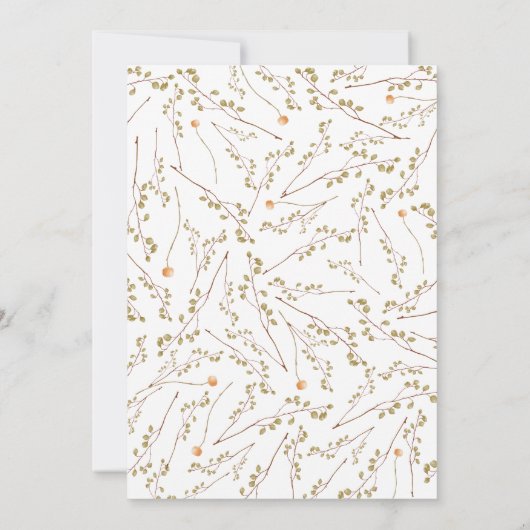 オーボーホベイビーシャワー招待状 招待状 (裏面)