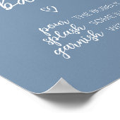 オーボーホミニマリストベビーシャワーママママオサバー ポスター (角)