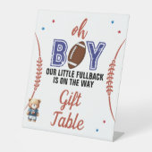 オーボー フットボール テーマ ペデスタル サイン (正面)