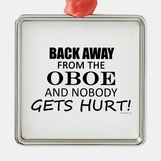 オーボ遠くにーから戻る メタルオーナメント (正面)