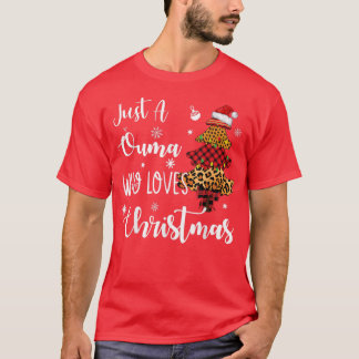 オーマが愛するクリスマス　面白いクリスマスライト Tシャツ