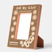 オーマイガールベビー レーザー彫刻フレーム (左)