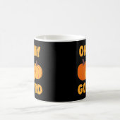 オーマイグルカボチャ秋のカボチャおもしろいフー コーヒーマグカップ (中央)