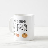 オーマイグルドカボチャの秋マグカップ コーヒーマグカップ (正面左)