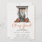 オーマイグルドカボプキンスケルトン引っ越し祝いパーティーパーティー 招待状 (正面)