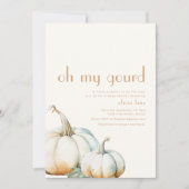 オーマイグルドベビーシャワー招待状 招待状 (正面)