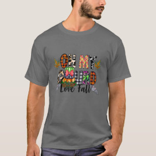オーマイグルドIラブ秋カボチャ秋秋感謝してい Tシャツ