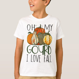 オーマイグルドIラブ秋パンプキン秋秋 Tシャツ