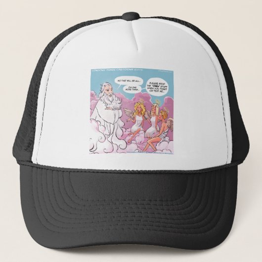 オーマイゴッド(OMG)天使の文字 おもしろい キャップ (正面)