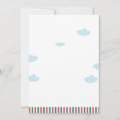 オーマイタイムフライカイトサマーボーイファースト誕生日 招待状 (裏面)