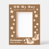 オーマイボーイベビー レーザー彫刻フレーム (正面)