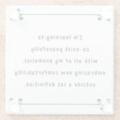 オーマイマントラ ガラスコースター (裏面)