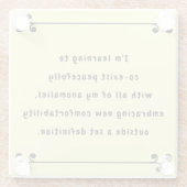 オーマイマントラ ガラスコースター (裏面)