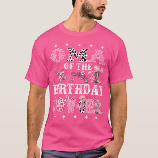 オーマオブザ誕生日カウガールロデオオーマ女性のカーボーイ Tシャツ