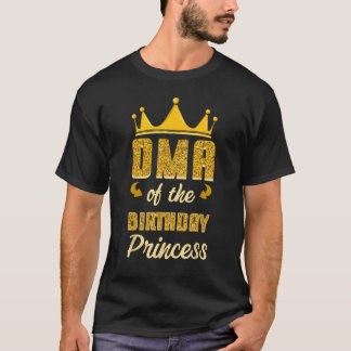 オーマオブザ誕生日プリンセスクラウンガールをテーマにしたBda Tシャツ