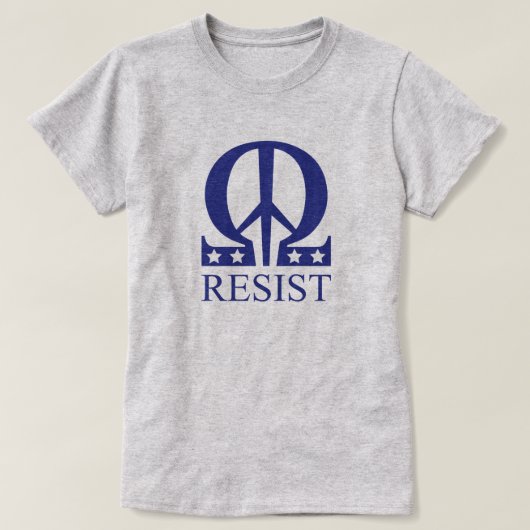 オームに抵抗 Tシャツ (デザイン正面)