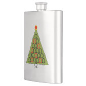 オームのクリスマスツリー フラスク (左)
