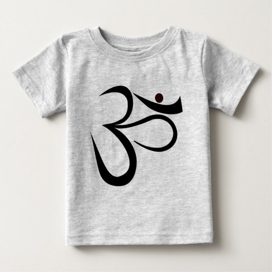 オームのシンボル ベビーTシャツ (正面)