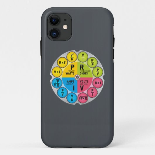 オームの法則サークル Case-Mate iPhoneケース (裏面)