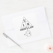 オームの法則 スクエアシール (封筒)