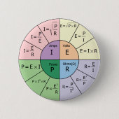 オームの法則 缶バッジ (正面)