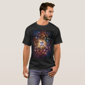 オームの聖なる幾何学のより高い力 Tシャツ (正面フル)