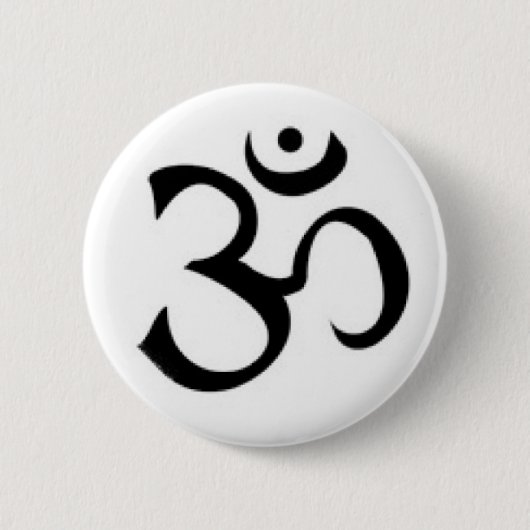 オームの記号ボタン 缶バッジ (正面)