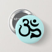 オームの記号ボタン 缶バッジ (正面&裏面)