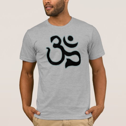 オームの記号メンズTシャツ Tシャツ (正面)