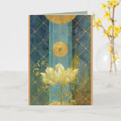 オームはハートがカードであるところにです カード (黄色い花)