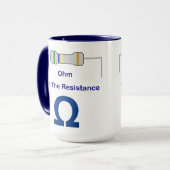 オームは抵抗マグカップに参加 マグカップ (正面左)