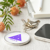 オームイパープルオームの三角形の法則 キーホルダー (側面)