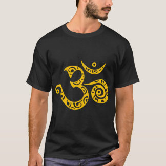 オームマントラ仏教ヨガ Tシャツ