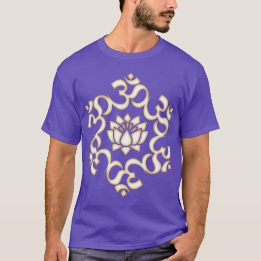 オームマントラ レトロ Tシャツ (正面)