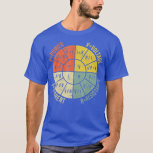 オーム法図電気電子工学エンジニアV Tシャツ
