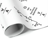 オーム電気抵抗(物理学)の単位 ラッピングペーパー (ロールコーナー)