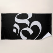 オーム3 ビーチタオル (正面)