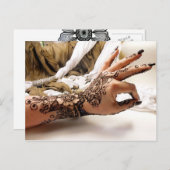 オーム・ヘナ ポストカード (正面/裏面)