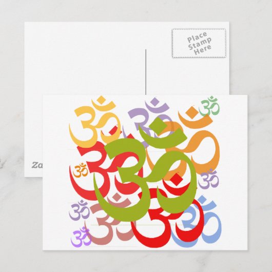 オーム ポストカード (正面/裏面)
