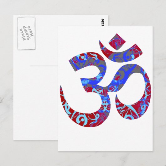 オーム ポストカード (正面/裏面)