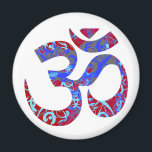 オーム マグネット<br><div class="desc">創造が始まると、神のすべての包括された意識は、最初とオリジナルの振動の型枠を「オウム」として現れた。マントラ「オウム」は神の名であり、最高位の振動である。手紙で手紙を取ると、A-U-Mは神のエネルギー（シャクティ）を表し統一されたて、バフラマ・シャクティ（創造）、ヴィシュヌ・シャクティ（保存）、シヴァ・シャクティ（解放および/または破壊）の3つの基本的な側面を持つ。</div>