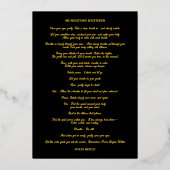 オーム | 内に平和が訪れる | 呼吸瞑想 箔シーズンカード (裏面)