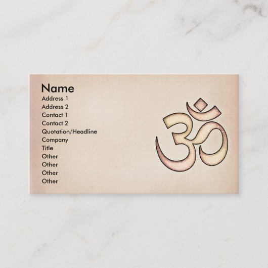 オーム 名刺 (正面)