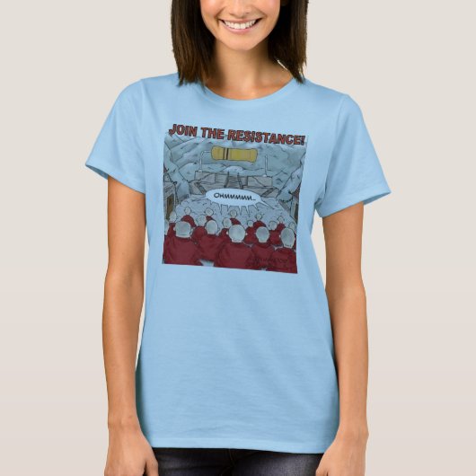 オーム-抵抗を結合して下さい Tシャツ (正面)