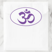 オーム 楕円形シール (バッグ)