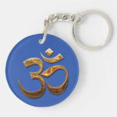 オーム(金ゴールド) キーホルダー (裏面)