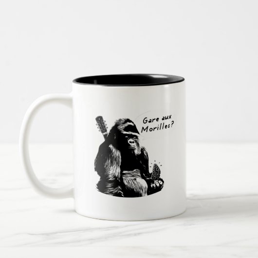 オーモリーユ？（ゴリル、ムシク） ツートーンマグカップ (左)