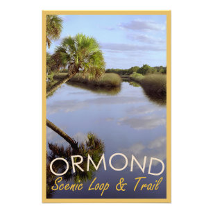 オーモンド風光明媚なループとトレイルのポスター フォトプリント           