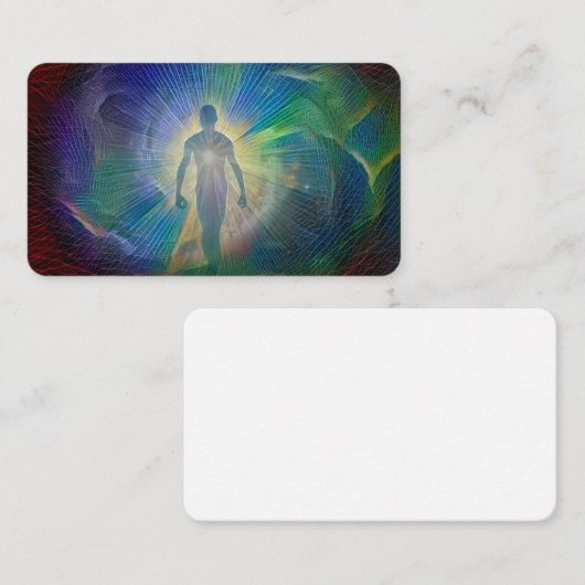 オーラか精神 名刺 (正面/裏面)